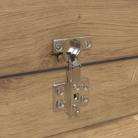 Mobiletto per Scarpe Rovere Artigianale 100.5x28x100 cm Legno Ingegnerizzato