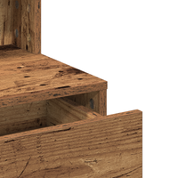 vidaXL Tavolo da Trucco con cassetto Legno vecchio 80 x 41 x 134.5 cm