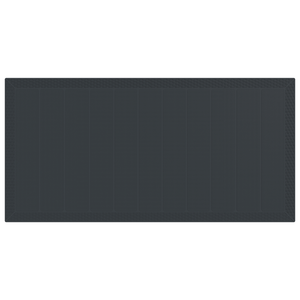 Tavolo da giardino  Antracite 200x100x73 cm in Rattan Sintetico