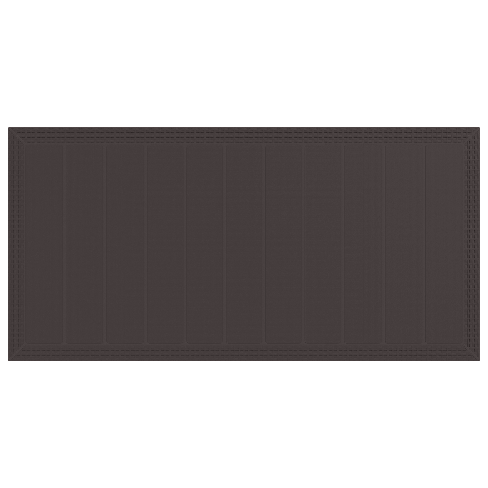 Tavolo da Giardino  Marrone 200x100x73 cm in Polyrattan