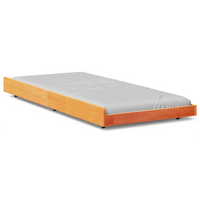 Rete da letto Marrone cerato Legno massello di pino Singola