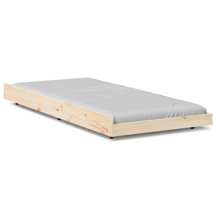 Struttura letto Naturale Legno massello di pino 90 x 200 cm