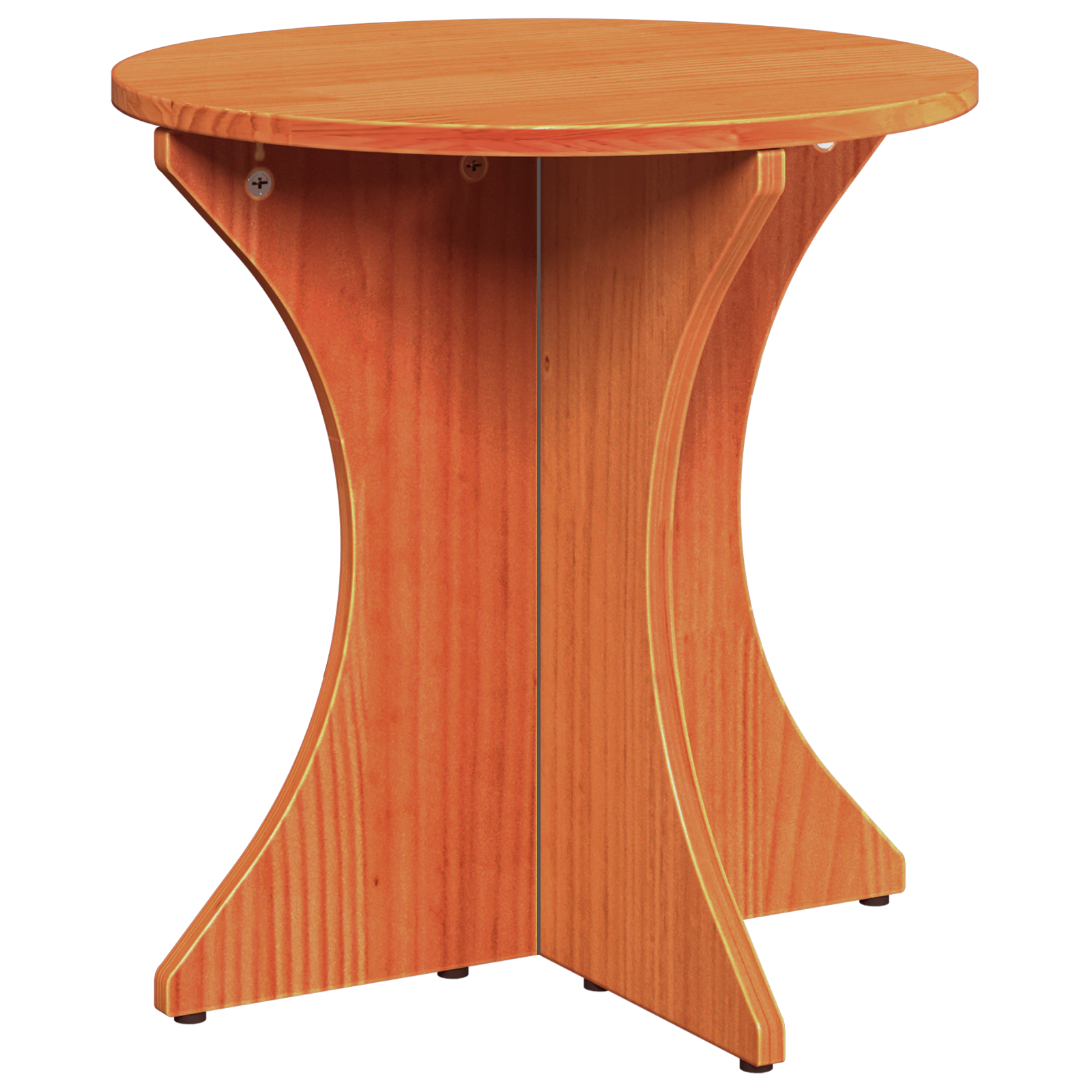 vidaXL Tavolino da salotto 3 pcs Cera marrone 46 x 46 x 47 cm