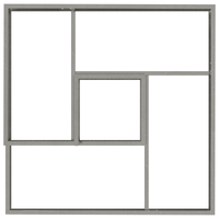 Fioriera in Metallo Acciaio Inossidabile Grande Durevole