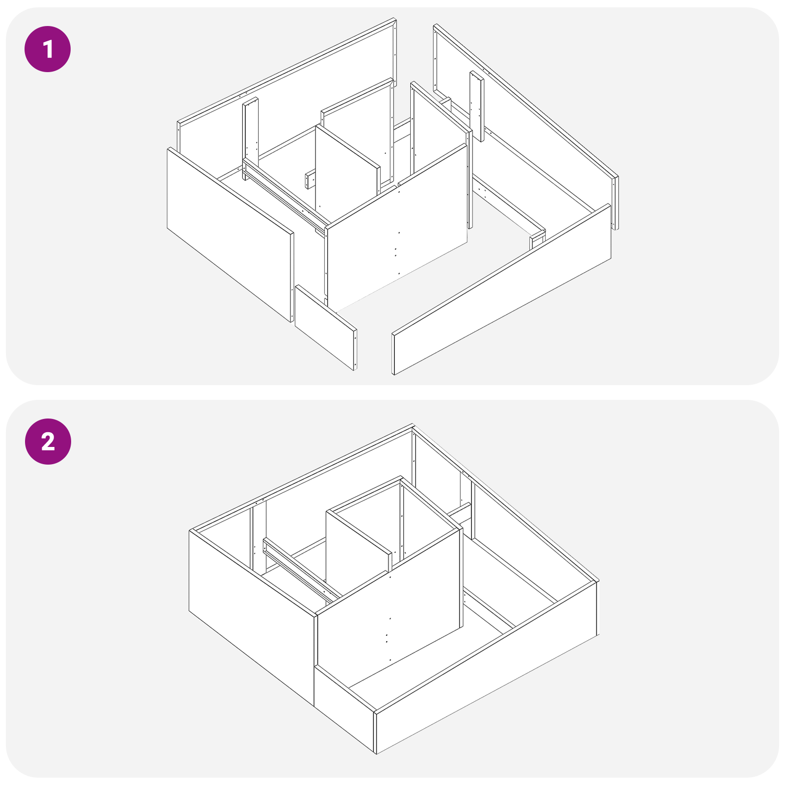 Vasi & Vasi Bianco Plastica Medio Intarsi Decorativi