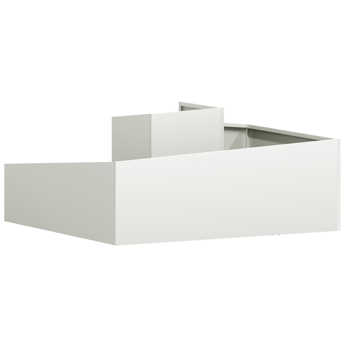 Vasi & Vasi Bianco Plastica Medio Intarsi Decorativi