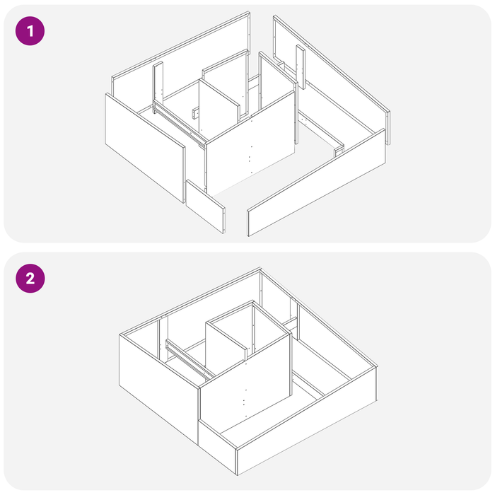Vasi e Fioriere Galvanizzato Metallo Galvanizzato Media a Grande