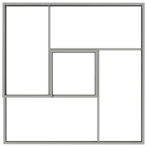 Vasi e Fioriere Galvanizzato Metallo Galvanizzato Media a Grande