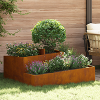 Vasi e Fioriere Acciaio Corten Grande Durevole