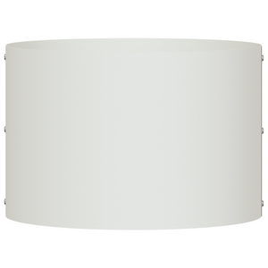 Vaso Bianco in Metallo Bianco Metallo Medio Intarsi Decorativi