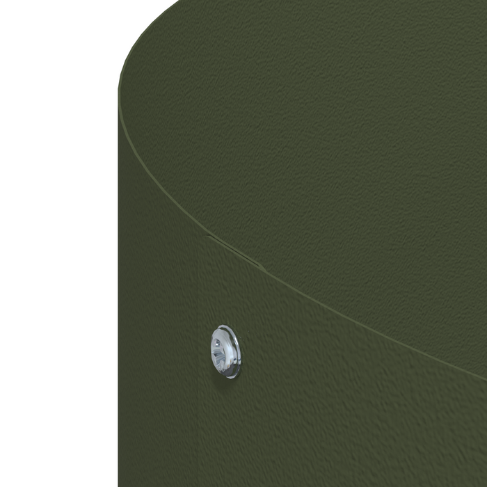 Fioriere Verde Oliva Set di 5 Verde oliva Plastica Media