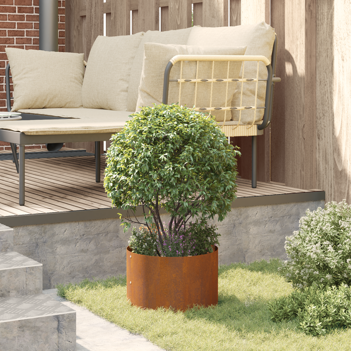 Fioriera in Acciaio Corten Acciaio corten Acciaio Corten Media