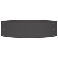 Fioriere in plastica nera Nero Plastica Grande Durevole