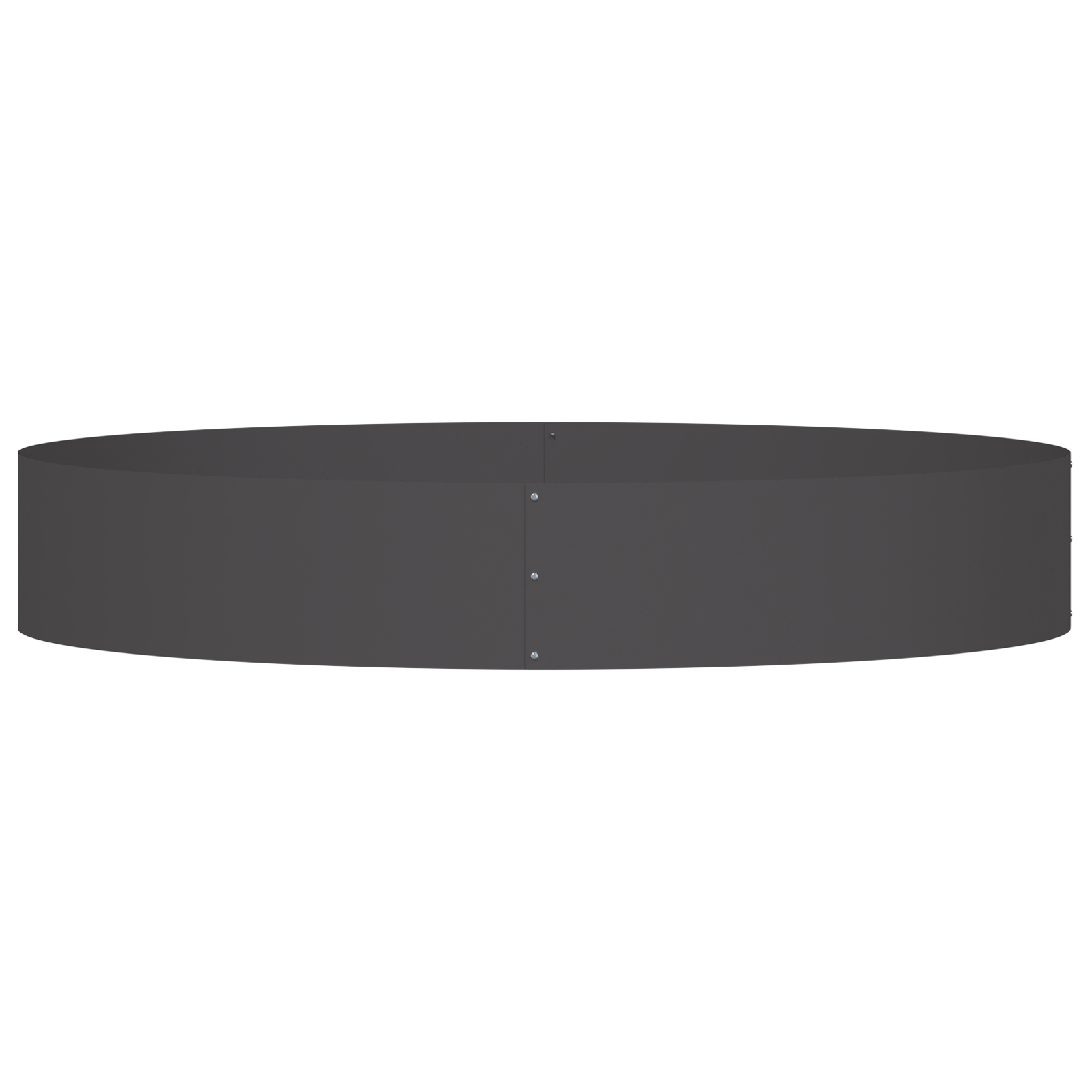 Fioriera Grande in Metallo Nero Nero Metallo Grande