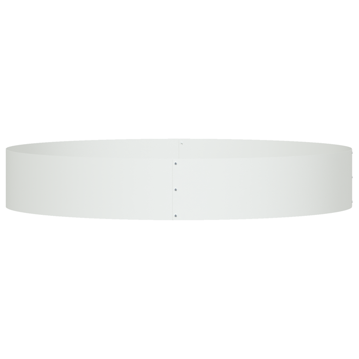 Vaso Metallico Bianco Bianco Metallo Grande