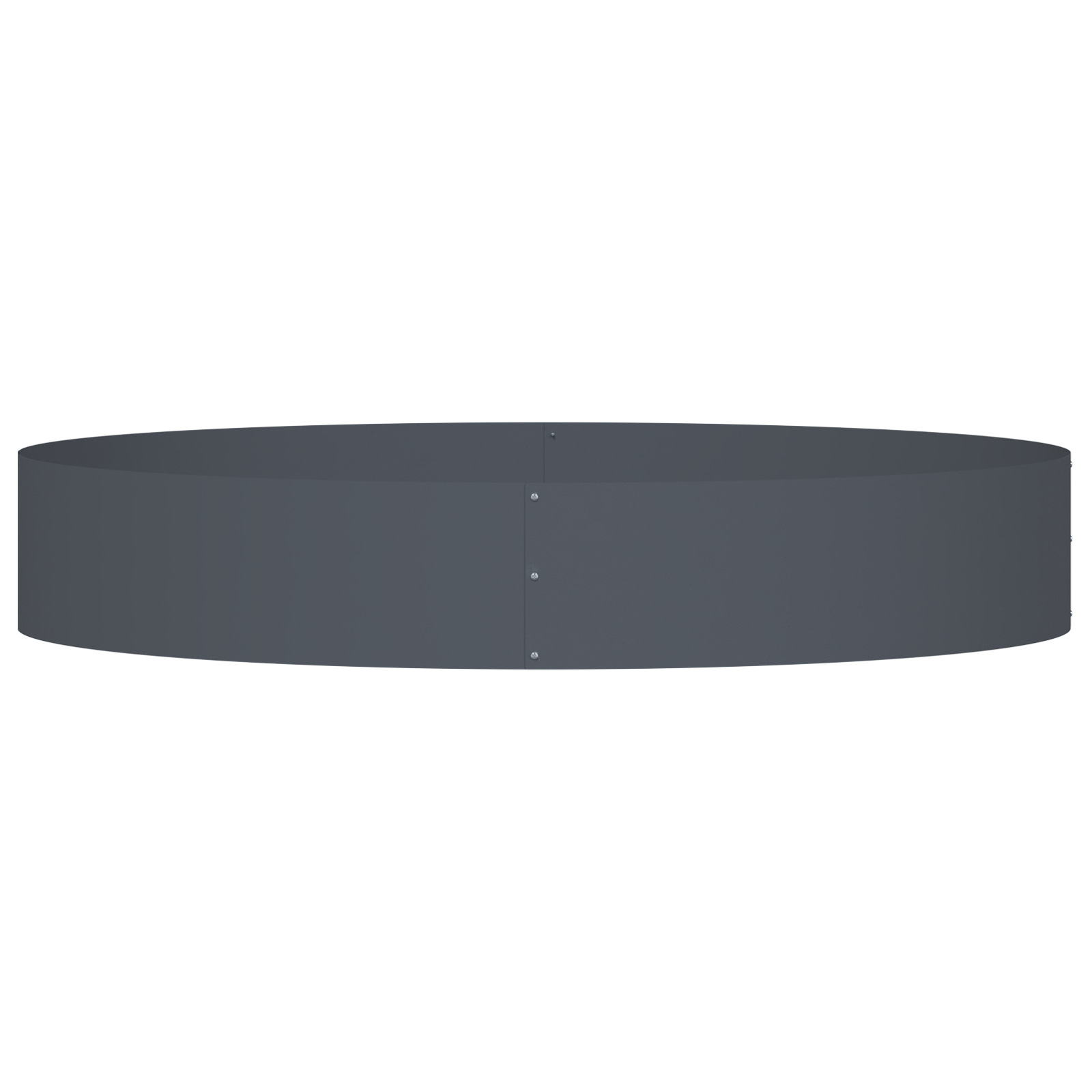 Vaso metallico antracite Antracite Metallo Grande Durevole