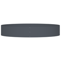 Vaso metallico antracite Antracite Metallo Grande Durevole