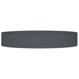 Vaso metallico antracite Antracite Metallo Grande Durevole