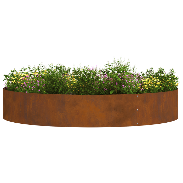 Vaso in Acciaio Corten Acciaio Corten Grande Resistente