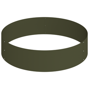 Fioriera in Metallo Acciaio/verde oliva Ø 90 cm Modulare