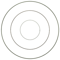 Fioriera in Metallo Acciaio/verde oliva Ø 90 cm Modulare