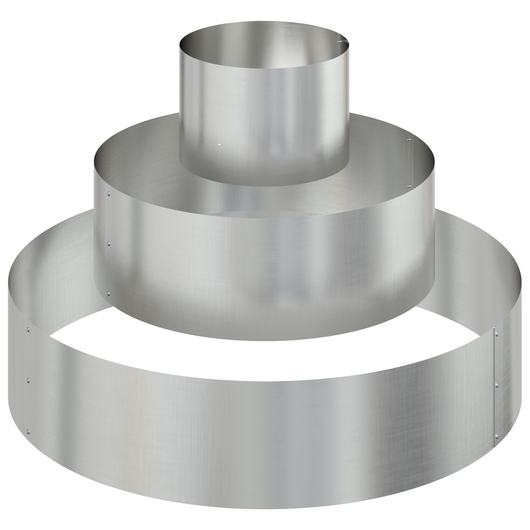 Fioriera in Metallo Acciaio zincato Ø 90 cm Durevole