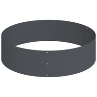 Fioriera in Metallo Acciaio Ã˜ 120 cm Inserti Decorativi