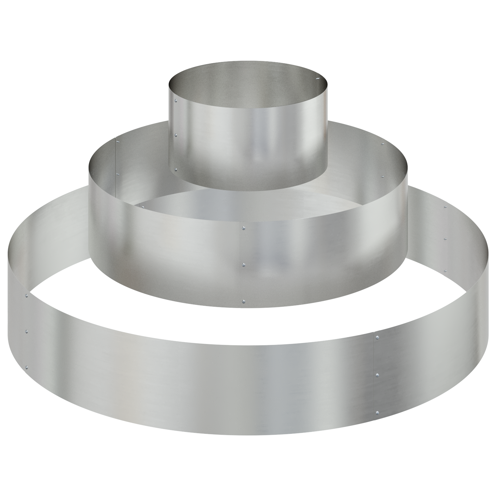 Fioriera in metallo Acciaio galvanizzato Ø 120 cm Durevole