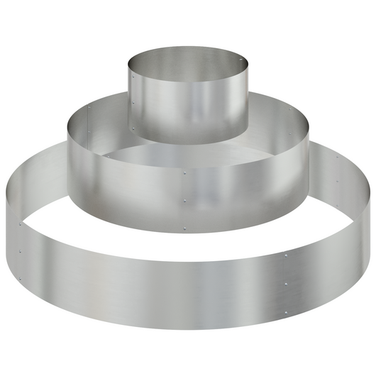 Fioriera in metallo Acciaio galvanizzato Ø 120 cm Durevole