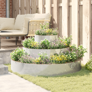 Fioriera in metallo Acciaio galvanizzato Ø 120 cm Durevole