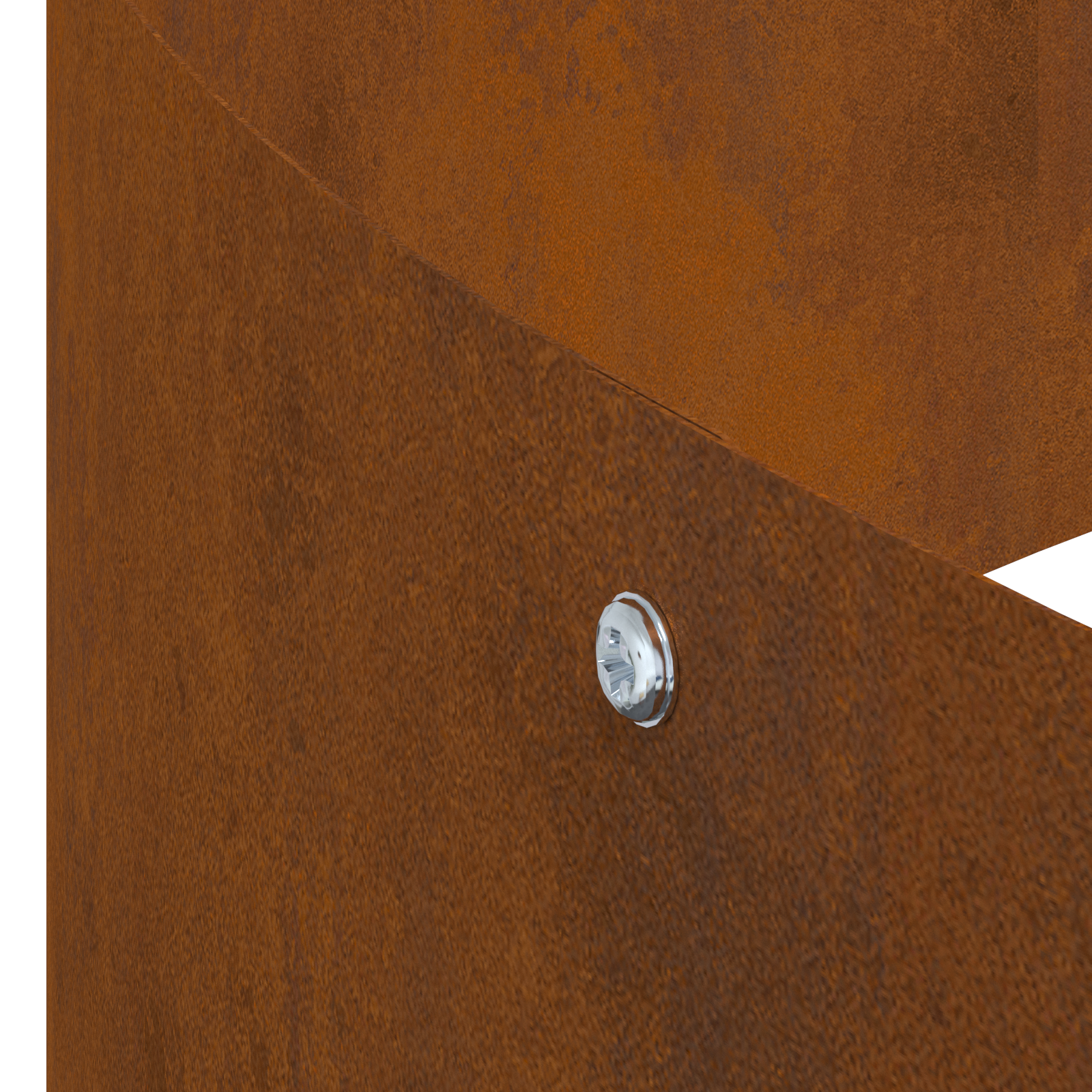 Fioriera in Metallo Acciaio Resistente agli Agenti Atmosferici