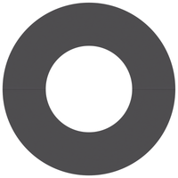 Fioriera in Metallo Nera Metallo 60 x 60 x 1.3 cm