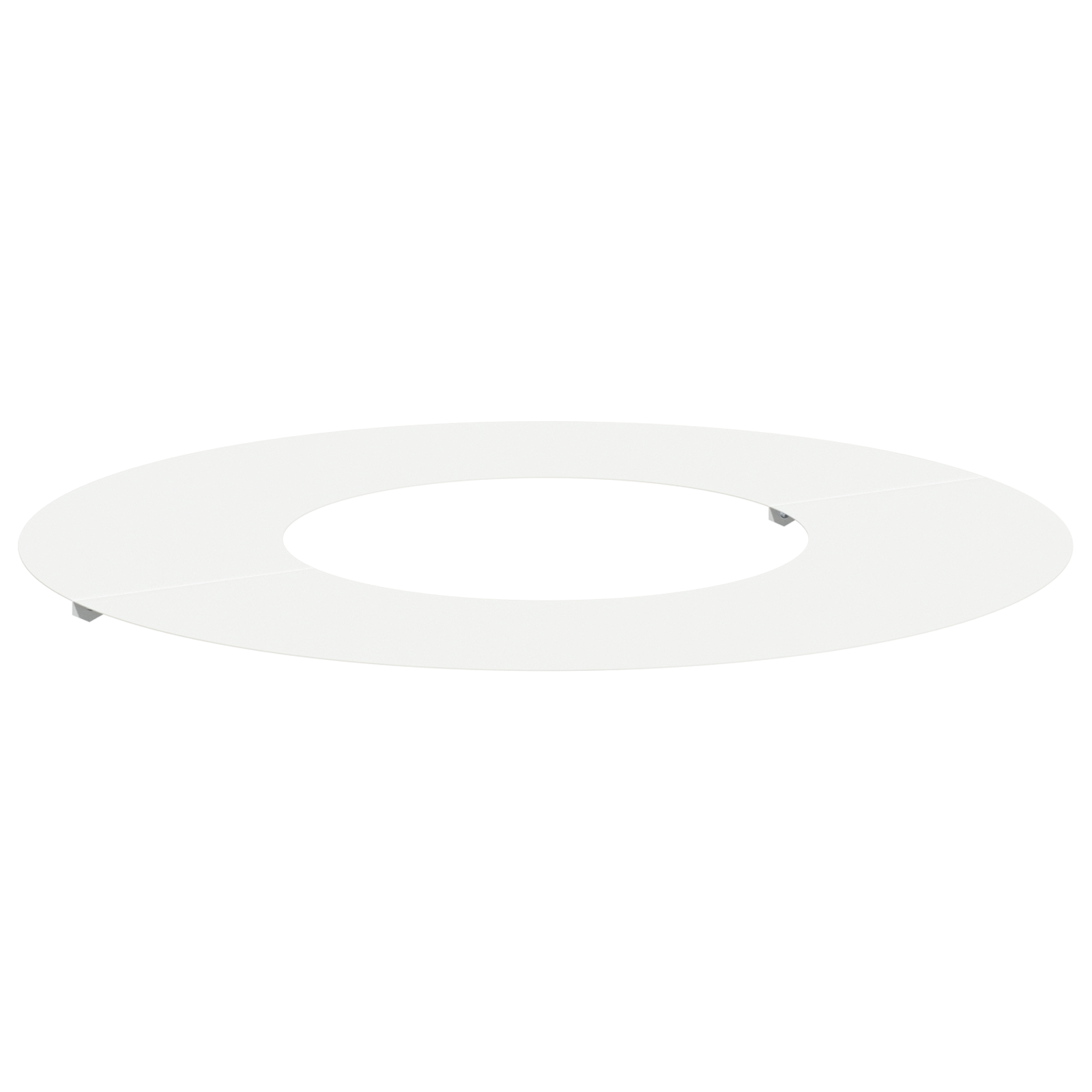 Fioriera in Ceramica Bianca Ceramica Grande Rotonda Moderna