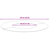 Vaso Antracite Antracite Plastica Grande Intarsi decorativi