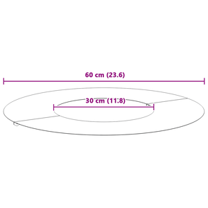 Vaso Antracite Antracite Plastica Grande Intarsi decorativi