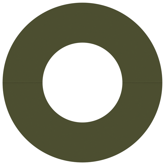 Fioriera di plastica Verde oliva Plastica Grande Fioriera