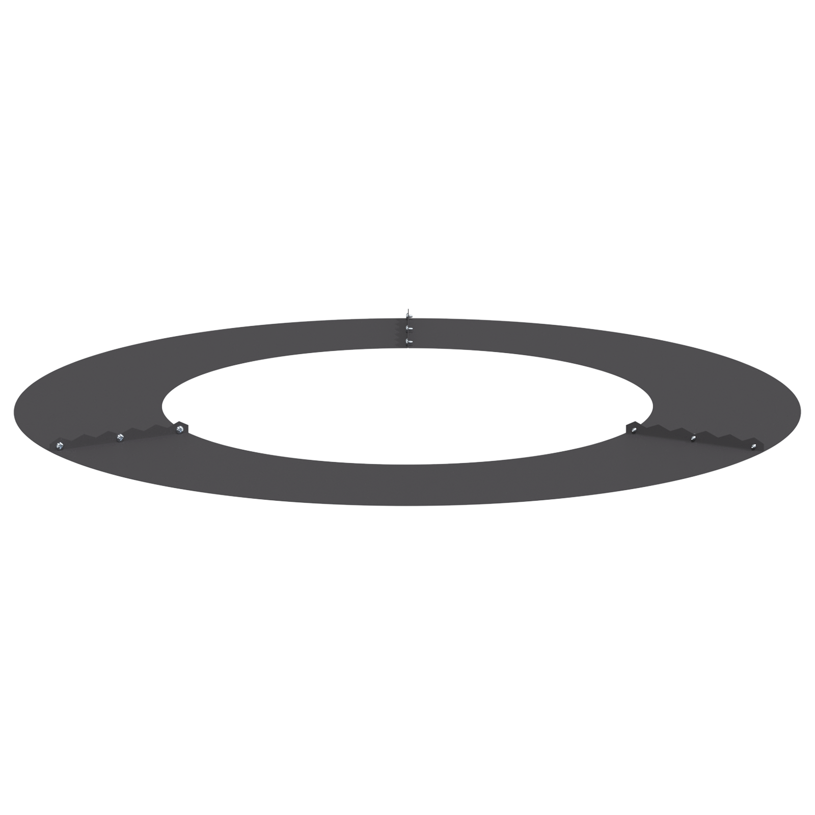 Vaso in Plastica Nero Plastica Grande Rotondo Moderno