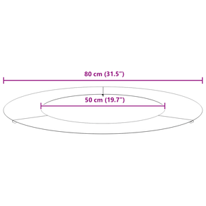 Vaso in Plastica Nero Plastica Grande Rotondo Moderno