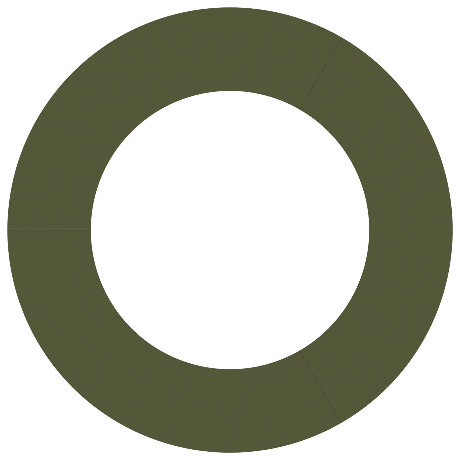 Fioriera in ceramica Verde oliva Ceramica Grande