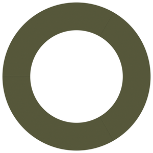 Fioriera in ceramica Verde oliva Ceramica Grande