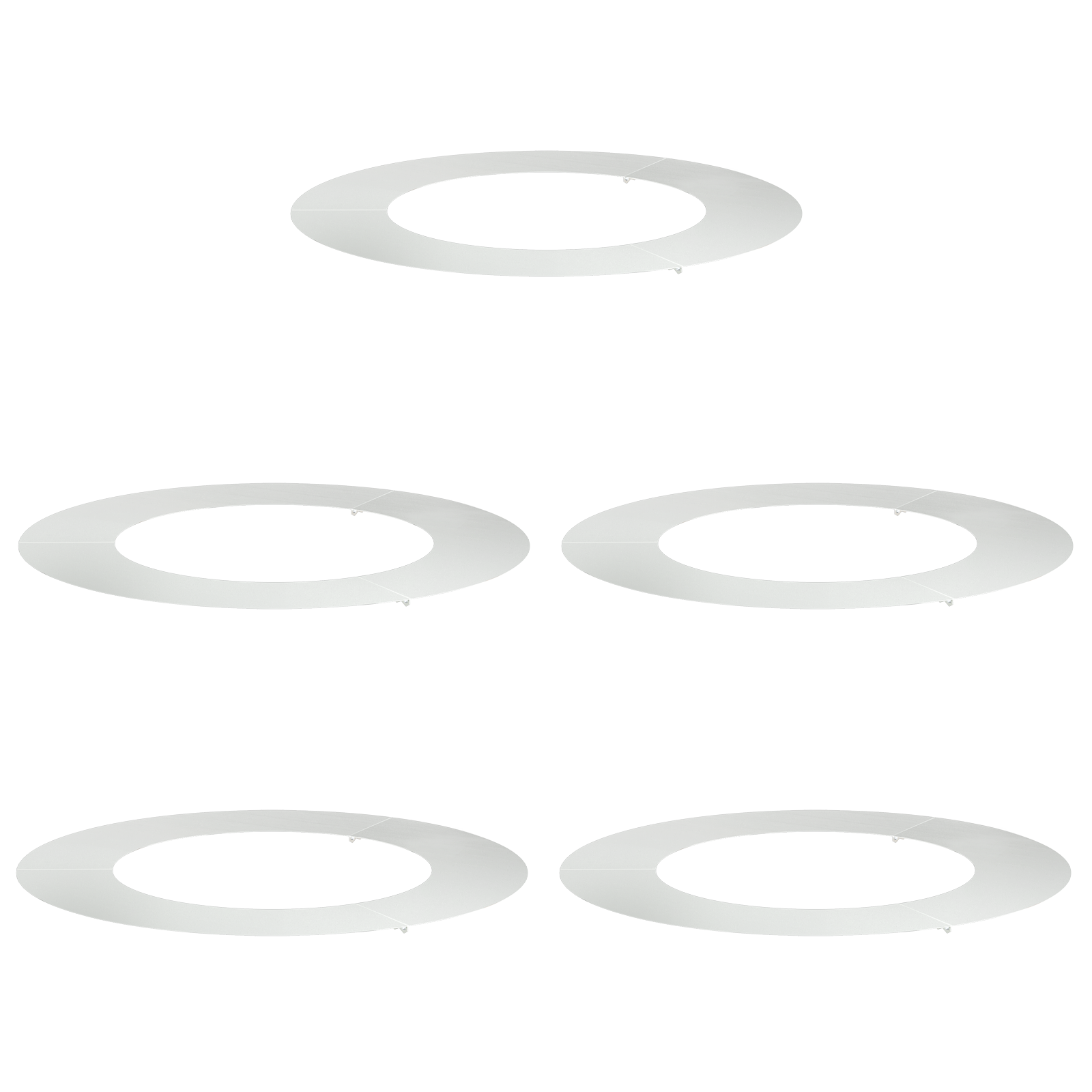 Fioriera in metallo zincato Zincato Metallo Grande Durevole