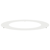 Fioriera Bianca Bianca Plastica Grande Leggera