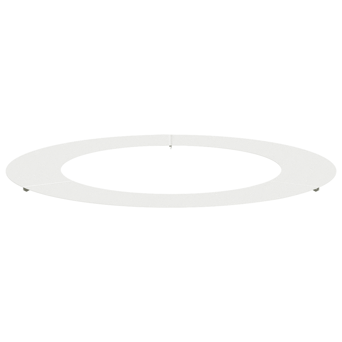 Fioriera Bianca Bianca Plastica Grande Leggera