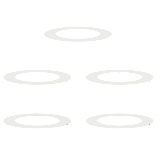 Fioriere Bianche Bianco Plastica Grande Pieghevole