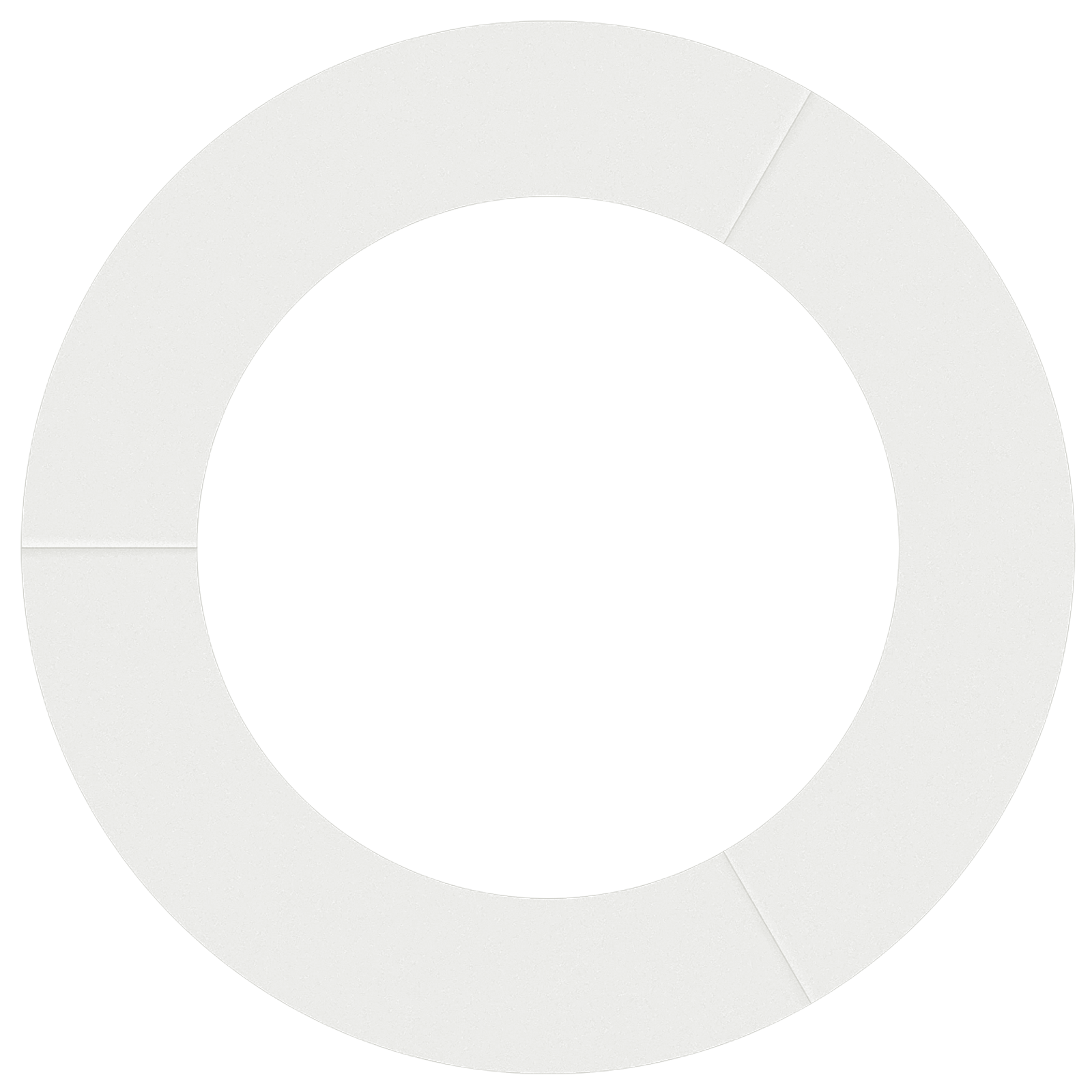 Fioriere Bianche Bianco Plastica Grande Pieghevole