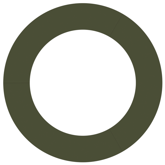 Vaso in Metallo Verde Oliva Verde oliva Metallo Grande Vaso