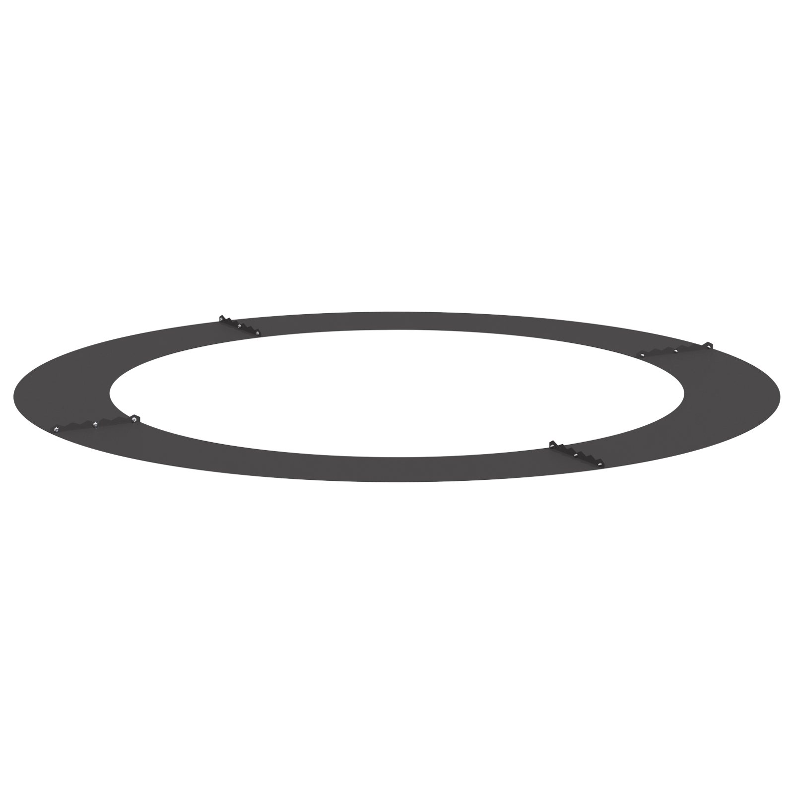 Fioriera grande in metallo Nera Metallo Grande Intarsi decorativi