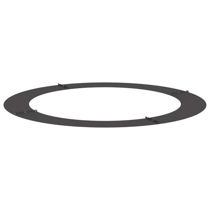 Fioriera grande in metallo Nera Metallo Grande Intarsi decorativi