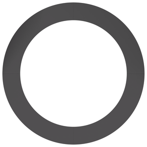 Fioriera grande in metallo Nera Metallo Grande Intarsi decorativi