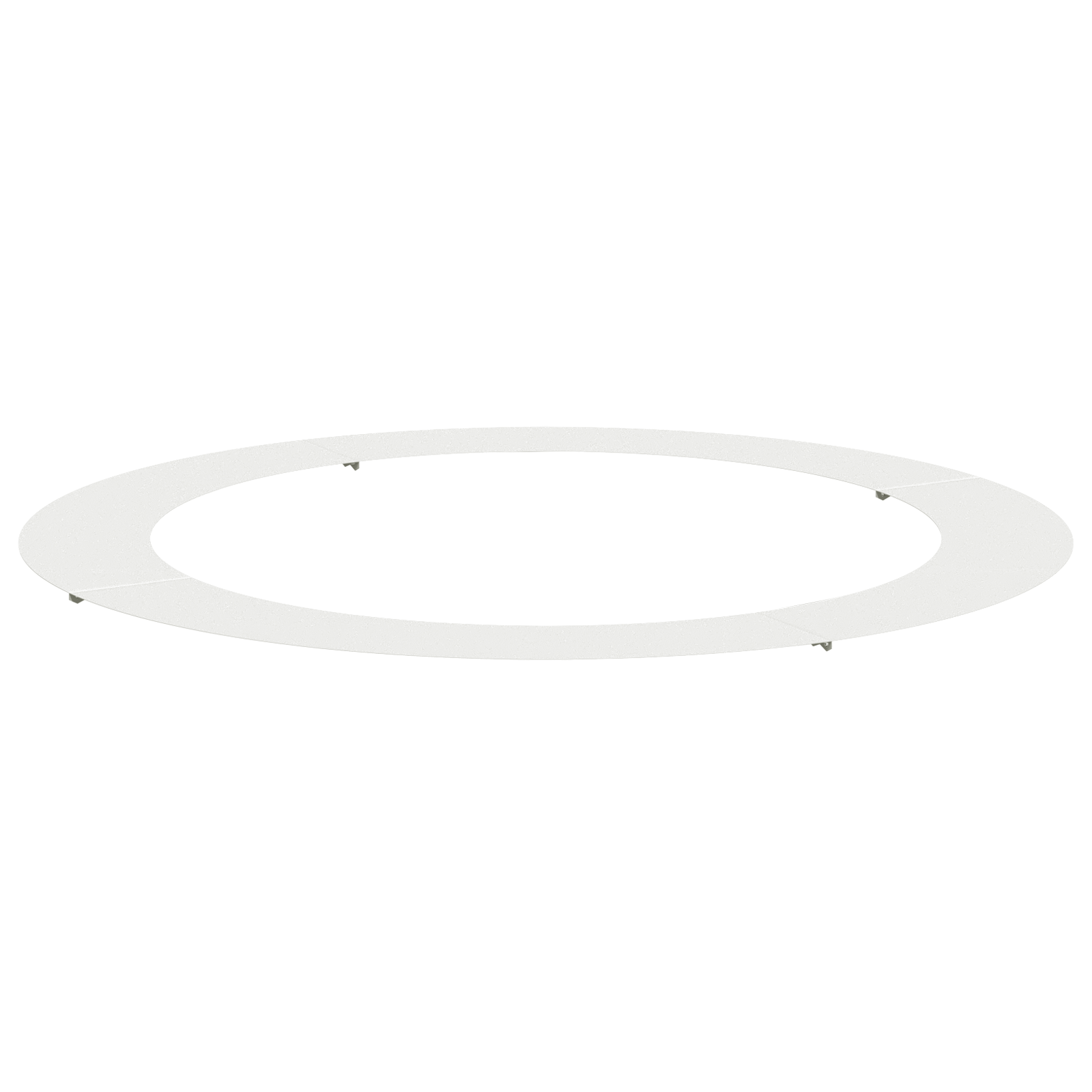 Vaso in Metallo Bianco Grande Bianco Metallo Grande Leggero